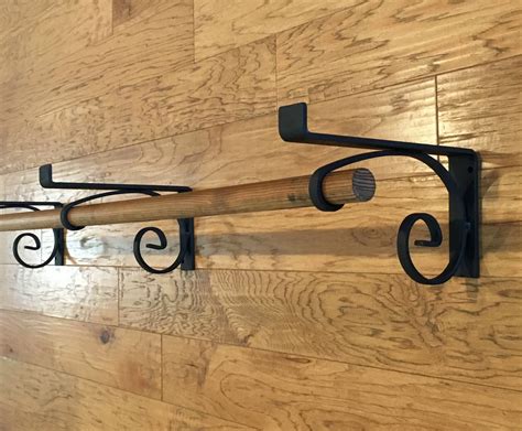 metal closet rod bracket|decorative closet rod brackets.